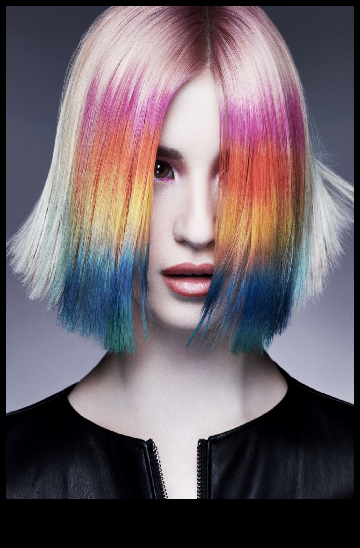 Radiant in Rainbow: Short Hairstyles for a Bold Spectrum