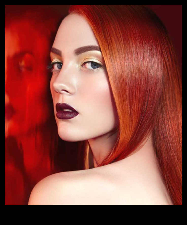 Χάλκινες μπούκλες και κομψά στυλ: Κατακτώντας την υφή των μαλλιών με κόκκινο και καστανόξανθο χρώμα