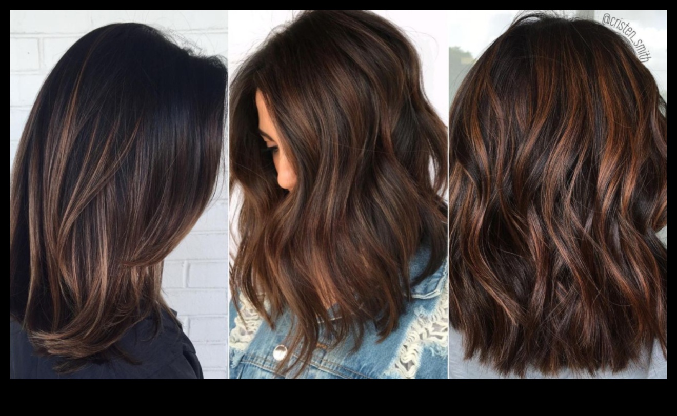 Μελαχρινά μαλλιά, τολμηρές επιλογές: Πειραματισμός με δημιουργικά και νευρικά στυλ