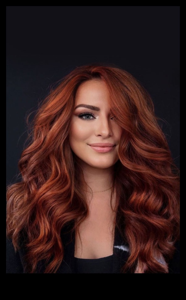 Rosewood Radiance: Σαγηνευτικές ιδέες για βαφές μαλλιών σε κόκκινο-καφέ