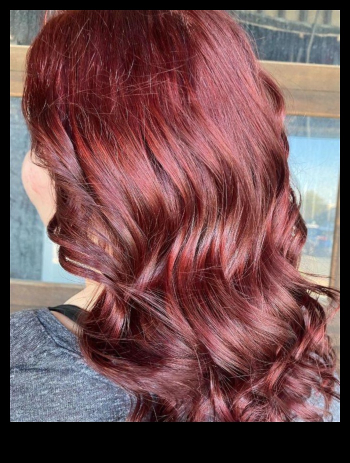 Ruby Reverie: Κόκκινα και καστανόξανθα χτενίσματα για ονειρεμένες δηλώσεις μόδας