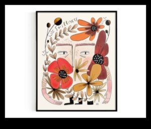 Stillness in Bloom: Floral Arrangements σε χαρτί