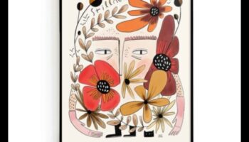 Stillness in Bloom: Floral Arrangements σε χαρτί