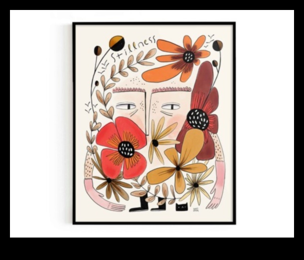 Stillness in Bloom: Floral Arrangements σε χαρτί